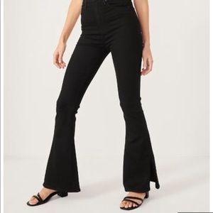 Abercrombie ultra high rise flare jeans